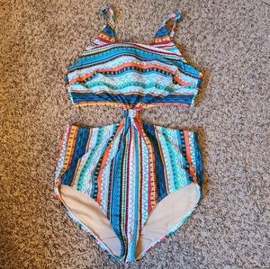 Cacique Cutout One Piece Swimsuit